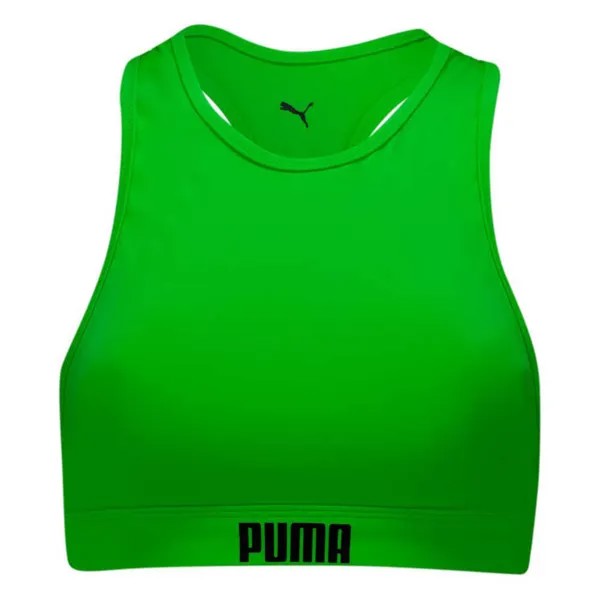 Топ бикини Puma Racerback, зеленый