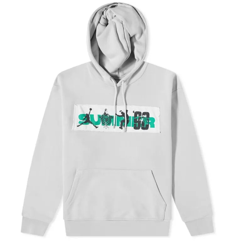Худи Air Jordan x Union Fleece, серый