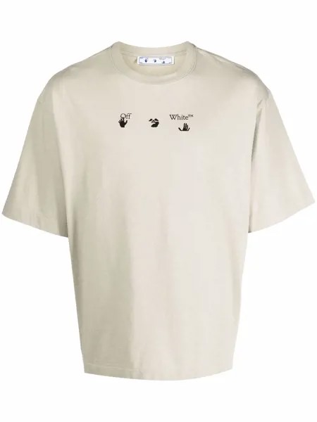 Off-White футболка с логотипом Arrows
