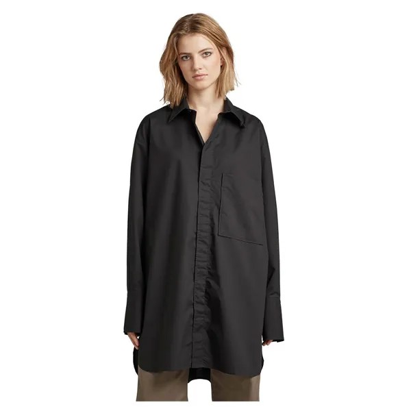 Рубашка с длинным рукавом G-Star D22492-D308 Oversized Boyfriend Fit, черный