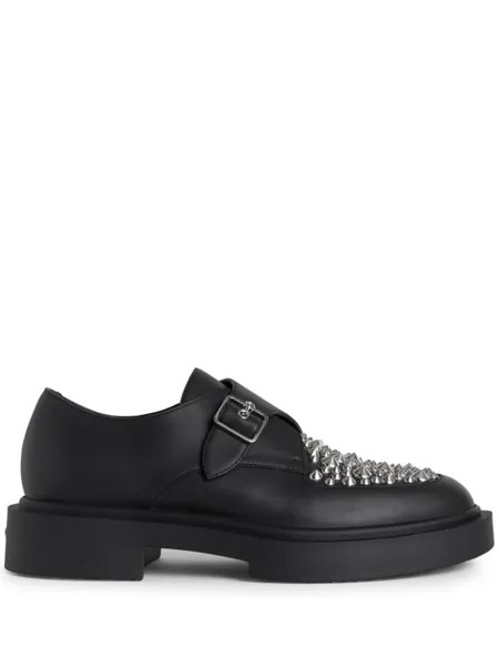 Лоферы Adric с заклепками Giuseppe Zanotti, черный