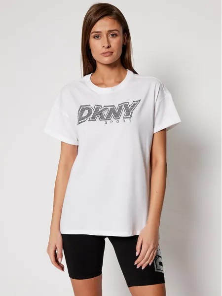 Футболка свободного кроя Dkny Sport, белый