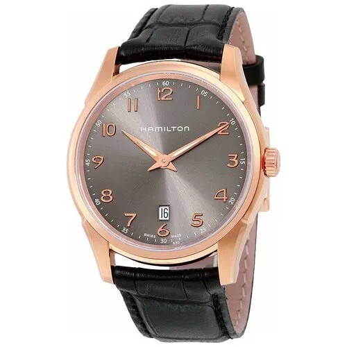 Наручные часы Hamilton Jazzmaster H38541783, серый, золотой