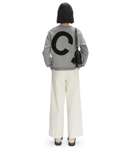 Толстовка Cory (унисекс) APC, цвет Heather Pale Gray