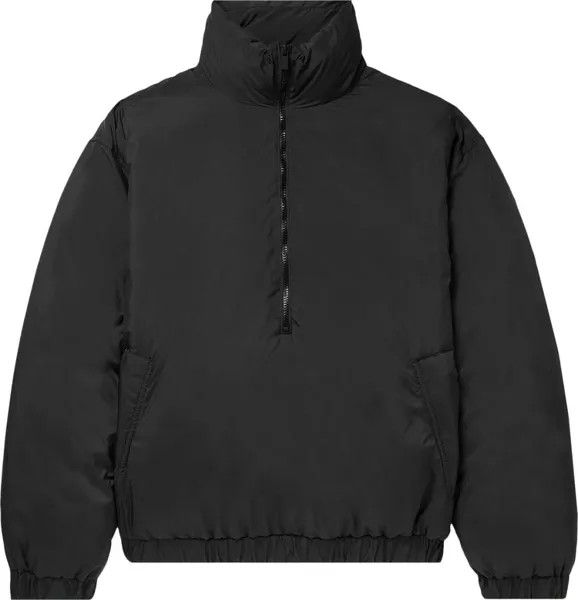 Пуловер Fear of God Essentials Quilted Pullover 'Iron', черный