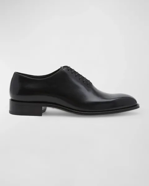 Мужские кожаные оксфорды Claydon Wholecut TOM FORD, цвет Black