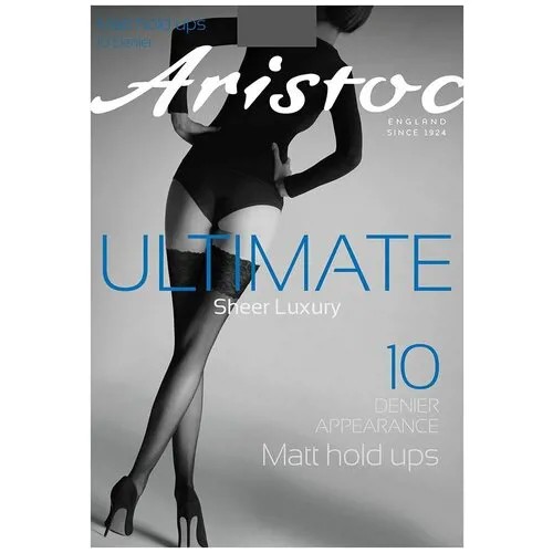 Чулки  Aristoc Матовые чулки на силиконовой резинке, 10 den, матовые, размер S/M, бежевый