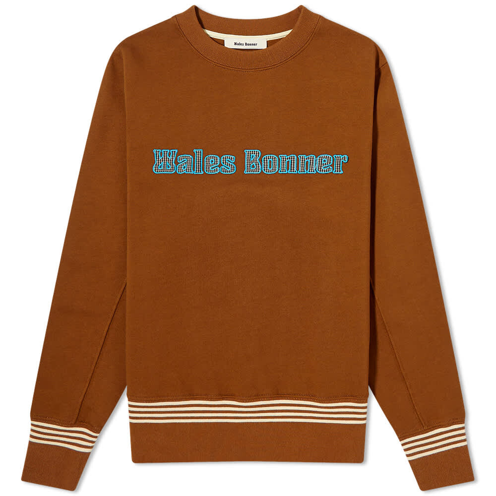 Толстовка Wales Bonner Original Logo Crew Sweat