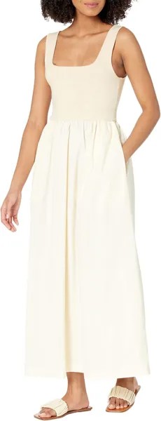 Платье-майка из поплина MONROW, цвет Off-White