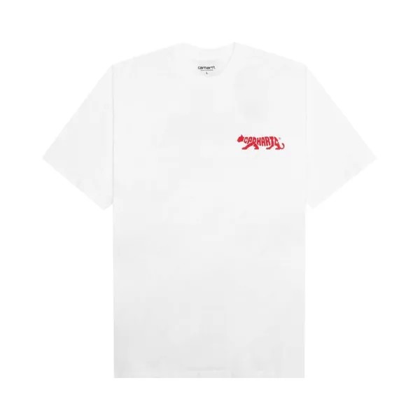 Футболка Carhartt WIP Short-Sleeve Rocky T-Shirt, белый