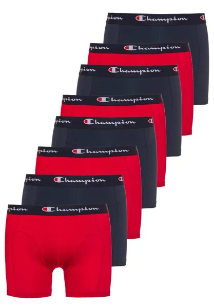 Боксеры Champion Boxershorts 8pk Boxer, цвет Red / Blue