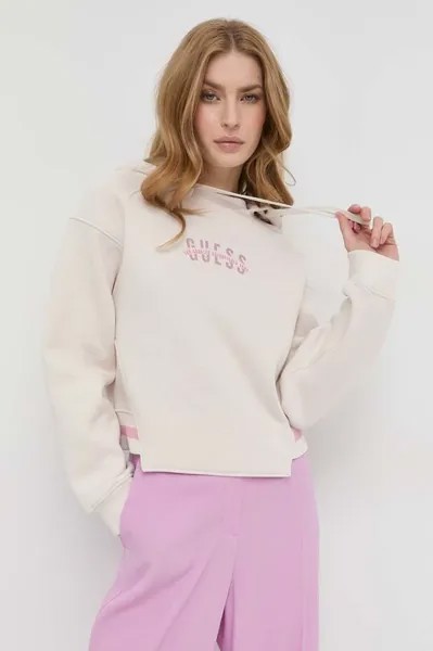 Угадайте, толстовка Guess, бежевый