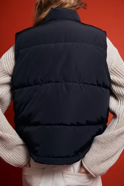 Стеганый жилет H&M, черный