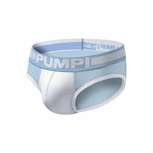 Трусы брифы PUMP!, средняя посадка, плоские швы, корректирующий эффект, быстросохнущая, размер M, белый
