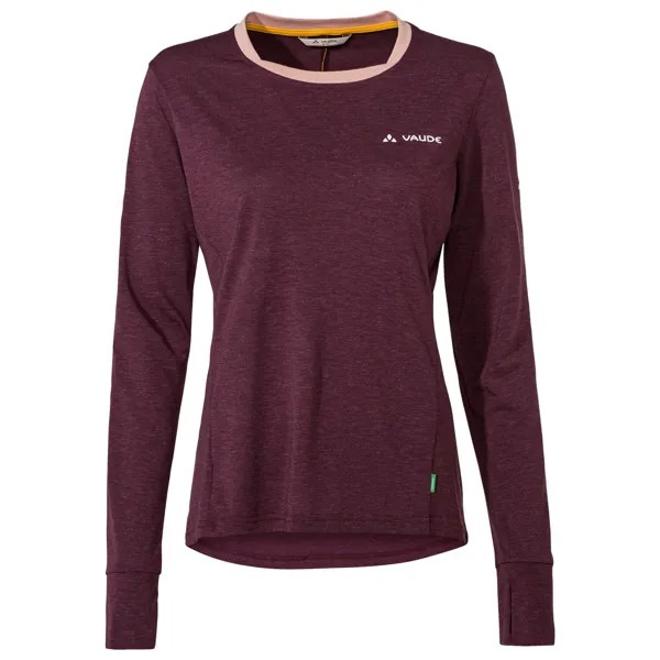 Лонгслив Vaude Women's Sveit L/S Shirt II, цвет Cassis