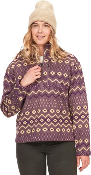 Куртка Heavyweight Drop Line Printed 1/2 Zip Marmot, цвет Hazy Purple Diamond