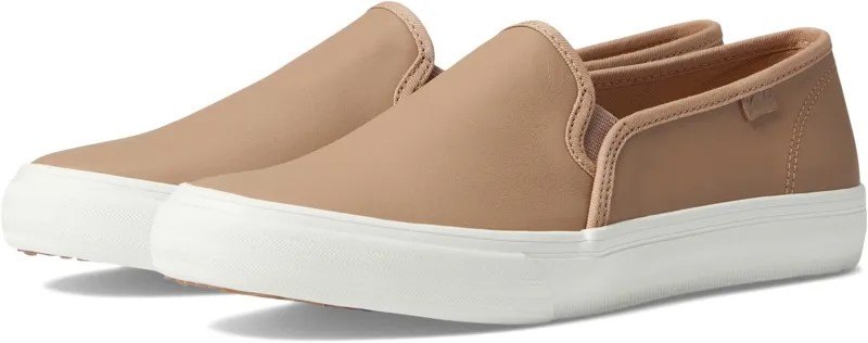 Кроссовки Double Decker Slip On Keds, цвет Tan