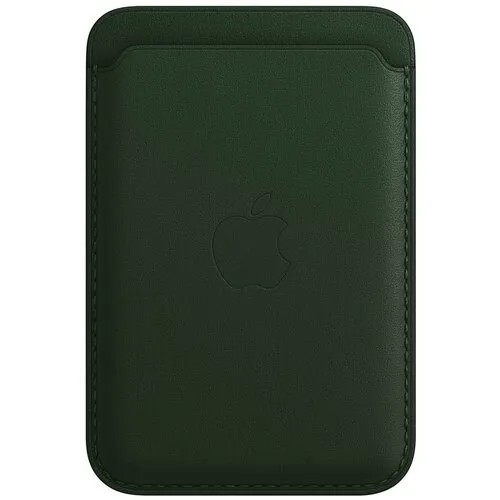 Кардхолдер для Apple iPhone Leather Wallet MagSafe Sequoia Green