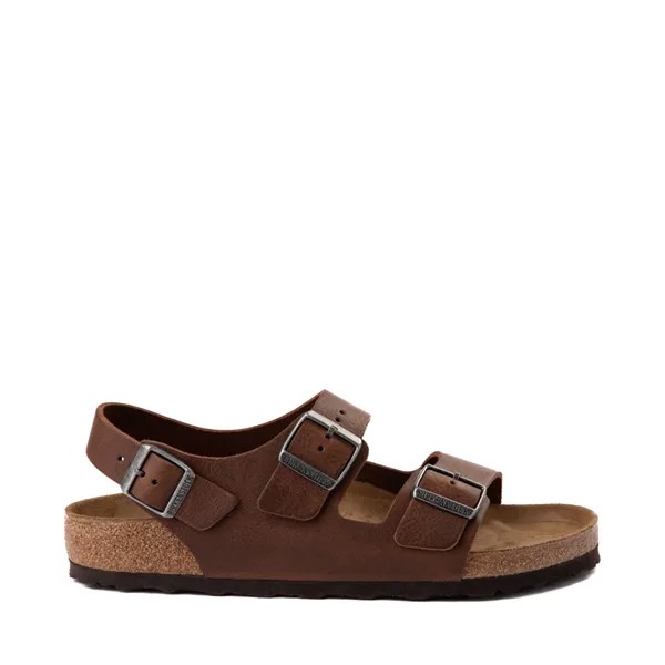 Мужские сандалии Birkenstock Milano, цвет Vintage Wood Roast