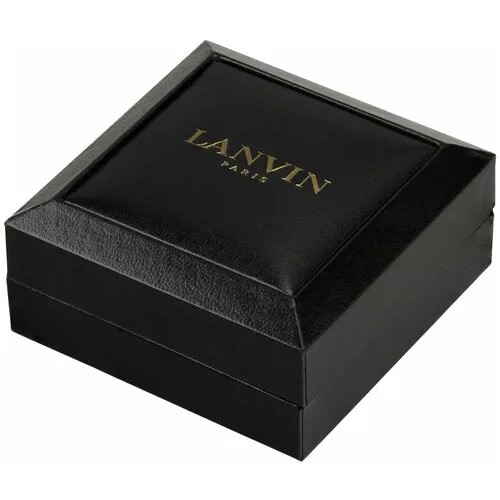 Запонки LANVIN PARIS Red maroon, LV 9822 3, родий.