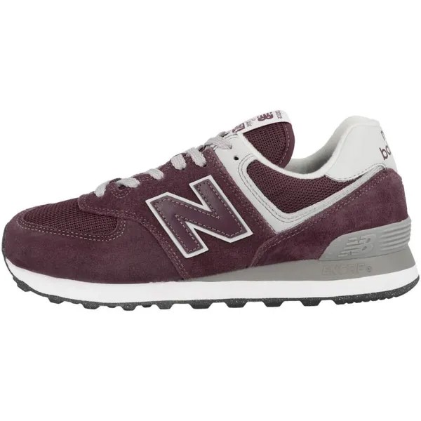 Низкие кеды WL 574 женские NEW BALANCE, цвет rot