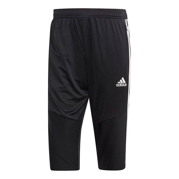 Спортивные штаны Men's adidas Tiro19 3/4 Pnt Soccer/Football Training Stripe Sports Pants Black, черный
