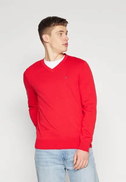 Свитер Classic V Neck Tommy Hilfiger, цвет primary red