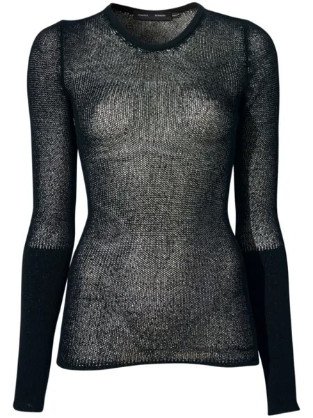Proenza Schouler сетчатый джемпер Willa, черный