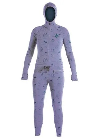 Термобелье комбинезон Airblaster Classic Ninja Suit, влагоотводящий материал, размер XXS, фиолетовый