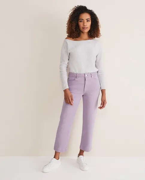 Прямые брюки с завышенной талией фиолетового цвета Phase Eight, фиолетовый
