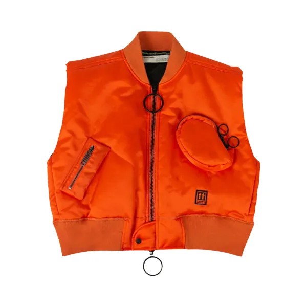 Укороченный жилет Off-White Arrows Оранжевый