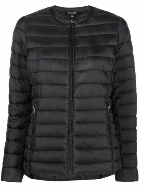 Lauren Ralph Lauren стеганый пуховик на молнии, черный
