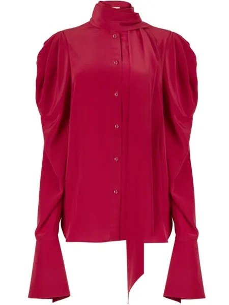Nina Ricci рубашка с бантом, розовый