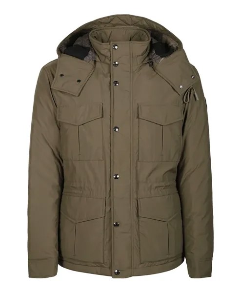 614 темная куртка полевая Алеутская Woolrich, зеленый