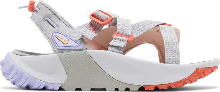 Сандалии Nike Wmns Oneonta Sandal 'Flat Silver Arctic Orange', серебряный