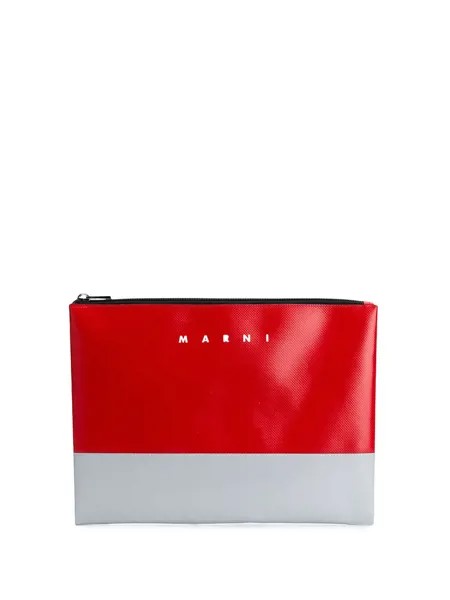 Marni клатч с логотипом