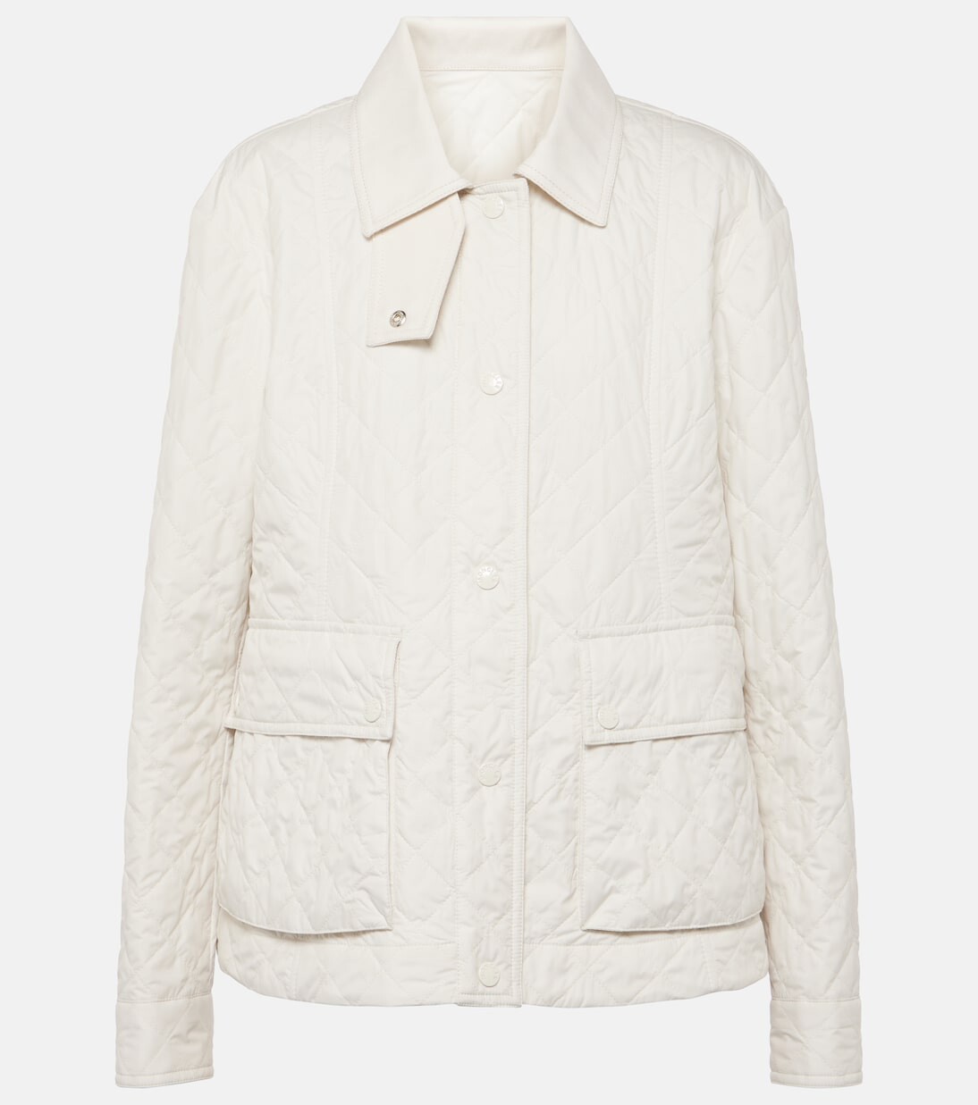 Стеганый пуховик Galene Moncler, белый