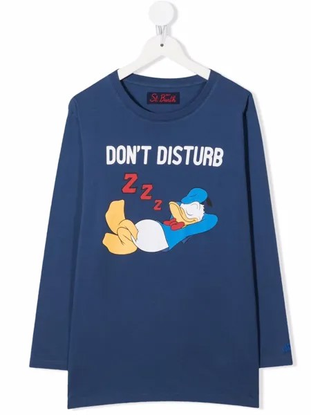 MC2 Saint Barth Kids футболка с принтом Disturb Donald