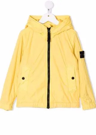 Stone Island Junior куртка с нашивкой-логотипом