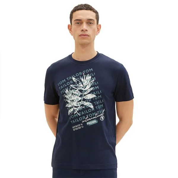 Футболка Tom Tailor Printed 1036983 T-shirt, синий