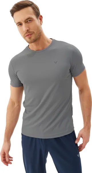 Футболка мужская Bilcee Men Knitting T-Shirt серая XL