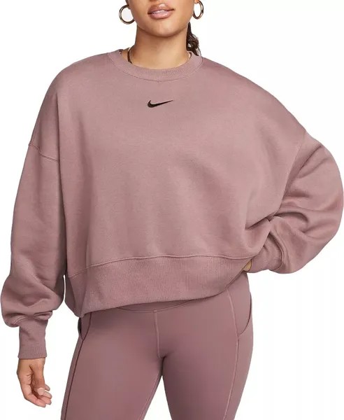 Женский свободный свитшот с круглым вырезом из флиса Nike Sportswear Phoenix
