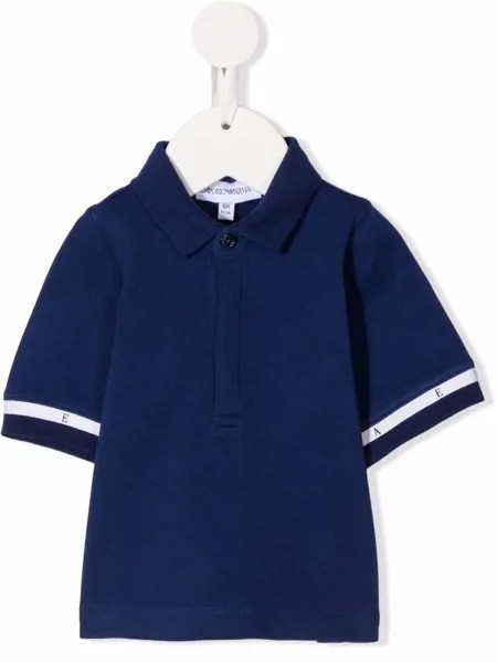 Emporio Armani Kids рубашка поло с короткими рукавами и полосками