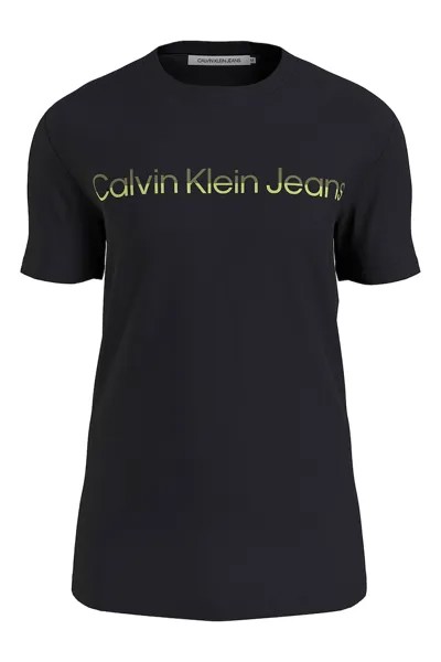 Футболка с логотипом Calvin Klein Jeans, черный