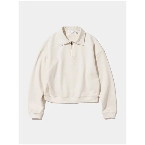 Халф-зип Uniform Bridge Half Zip up Sweatshirts, кремовый, M