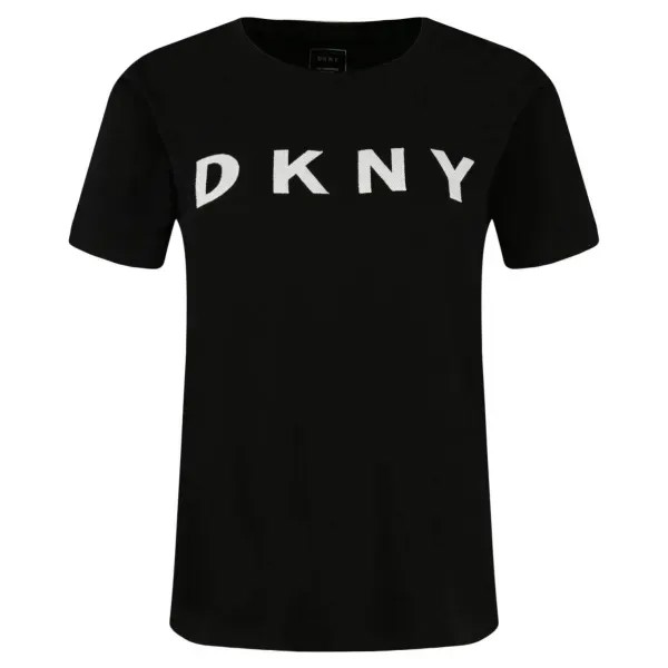 Футболка стандартного кроя с логотипом Dkny, черный
