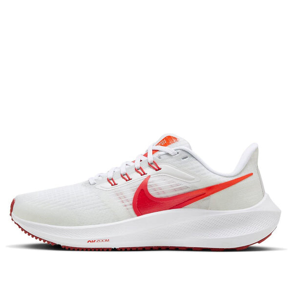 Кроссовки air zoom pegasus 39 low top красные Nike, белый
