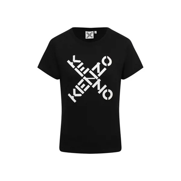 Хлопковая футболка Kenzo Sport Kenzo