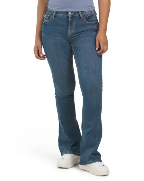 Расклешенные джинсы Joey со средней посадкой и клапаном True Religion, цвет Medium Storm Wash