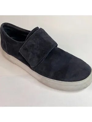 ВИНС. Женские темно-синие кожаные кроссовки Comfort Cage с круглым носком на платформе 7.5